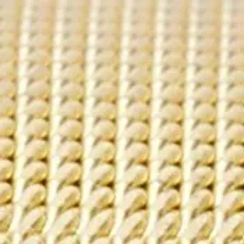 Women's Gold Tone Faceted Bezel Mesh Watch 