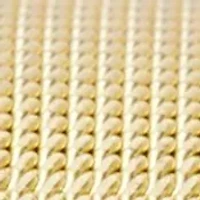 Women's Gold Tone Faceted Bezel Mesh Watch 
