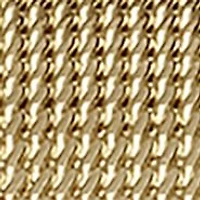 Gold Tone Faceted Bezel Mini Mesh Watch