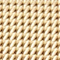 Gold Tone Black Dial Mesh Strap Watch