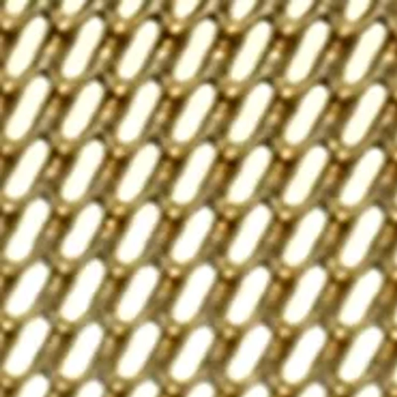 Gold Tone Black Faceted Bezel Mini Mesh Watch