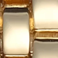 Gold Tone 23 Millimeter Crystal Square Mini Bracelet Watch
