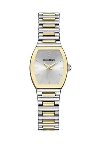Square Tri Tone Watch