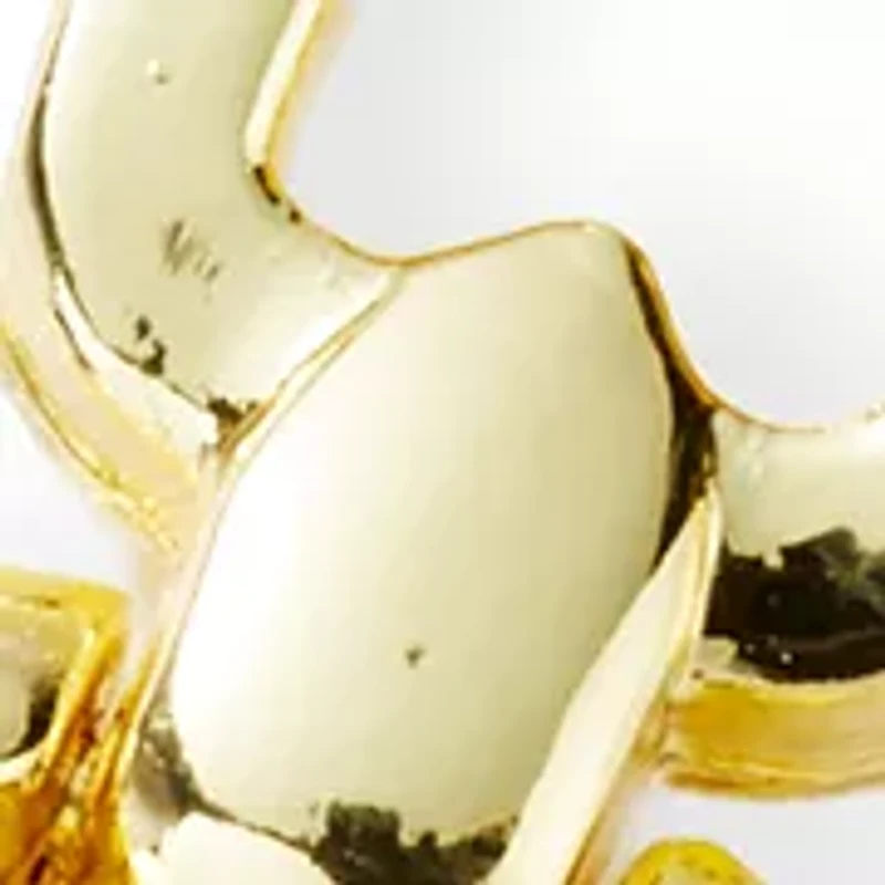 Crystal Pave Gold Tone Watch