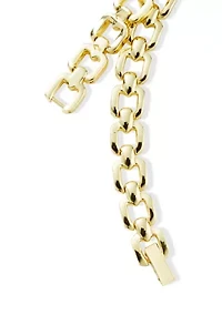 Crystal Pave Gold Tone Watch