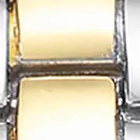 Pavé Two-Tone Analog Watch