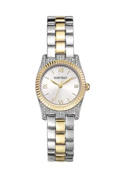 Pavé Two-Tone Analog Watch