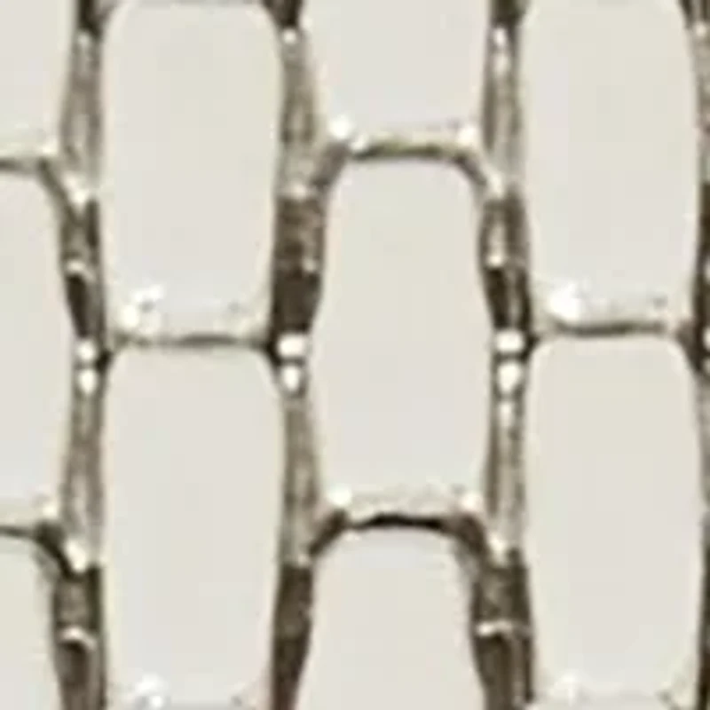 Silver Tone Genuine Faceted Bezel Bracelet Watch