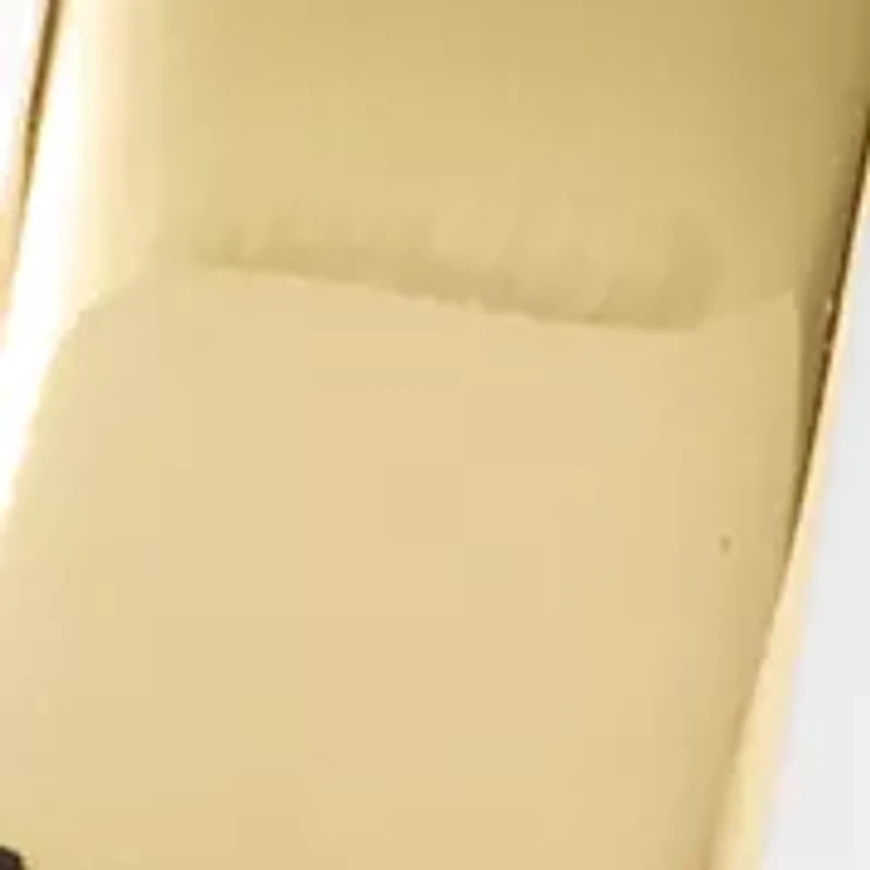 Gold Tone Faceted Bezel Watch Jewelry Set