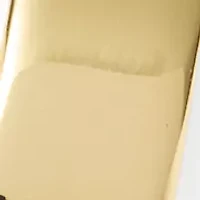 Gold Tone Faceted Bezel Watch Jewelry Set