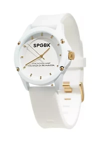 Unisex Edgewood White and Gold Watch