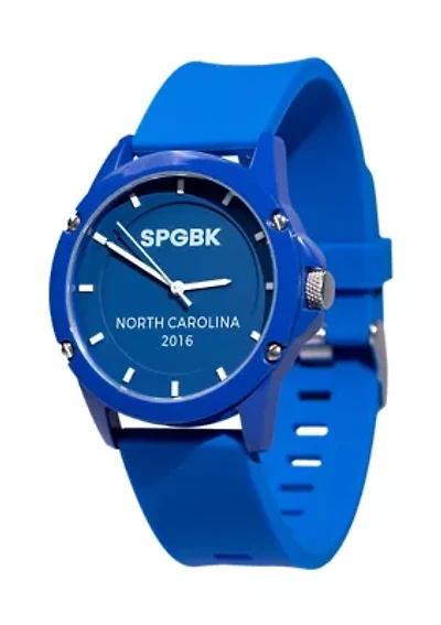Unisex Bronco Royal Blue Silicone Band Watch