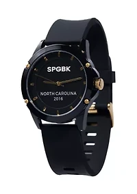 Unisex Black and Gold Watch