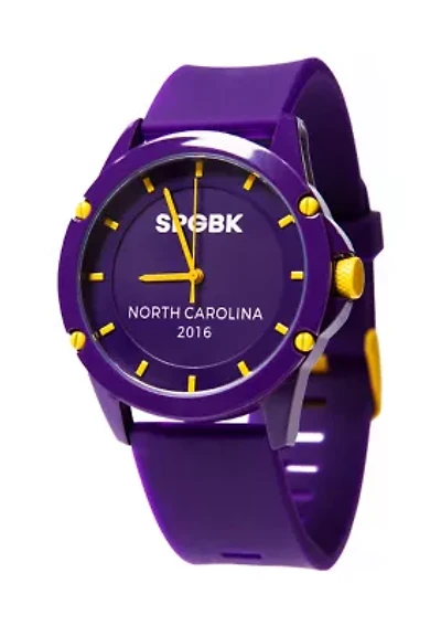  Unisex Griffin Purple and Yellow Silicone Band Watch
