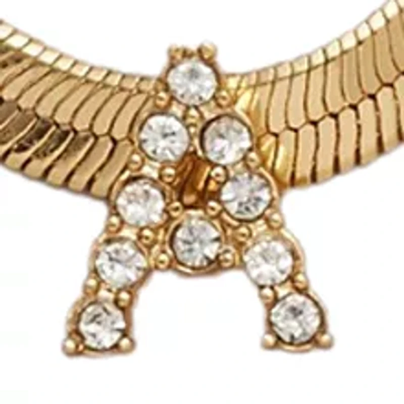 Herringbone Initial Necklace