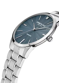 Men's Diamond Dial Watch