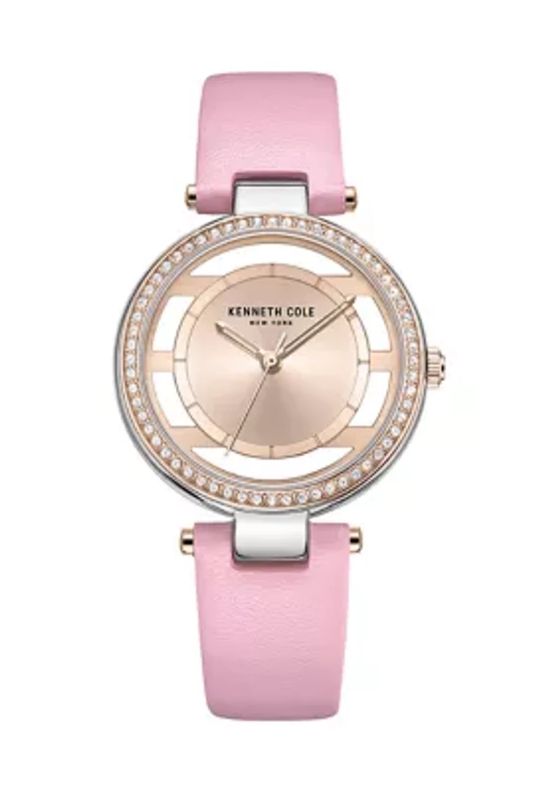 Ladies Transparency Dial Watch