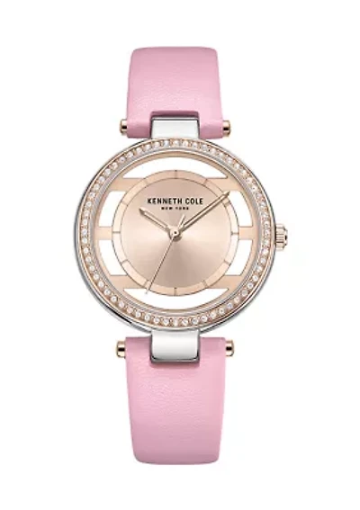 Ladies Transparency Dial Watch
