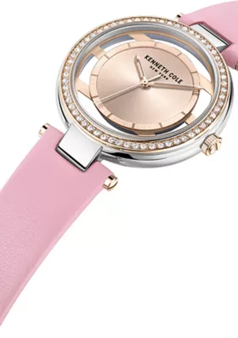 Ladies Transparency Dial Watch