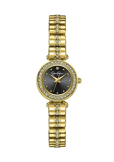 Gold Tone Mini Crystal Watch