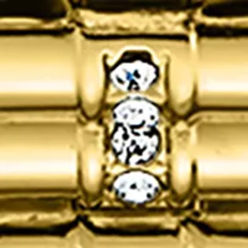 Gold Tone Crystal Bracelet Watch
