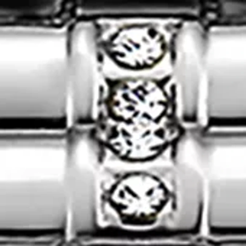 Silver Tone Mini Cushion Bracelet Watch