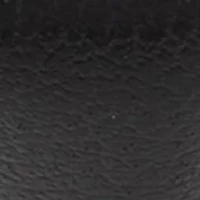 Gold Tone Black Faceted Glass Strap Watch