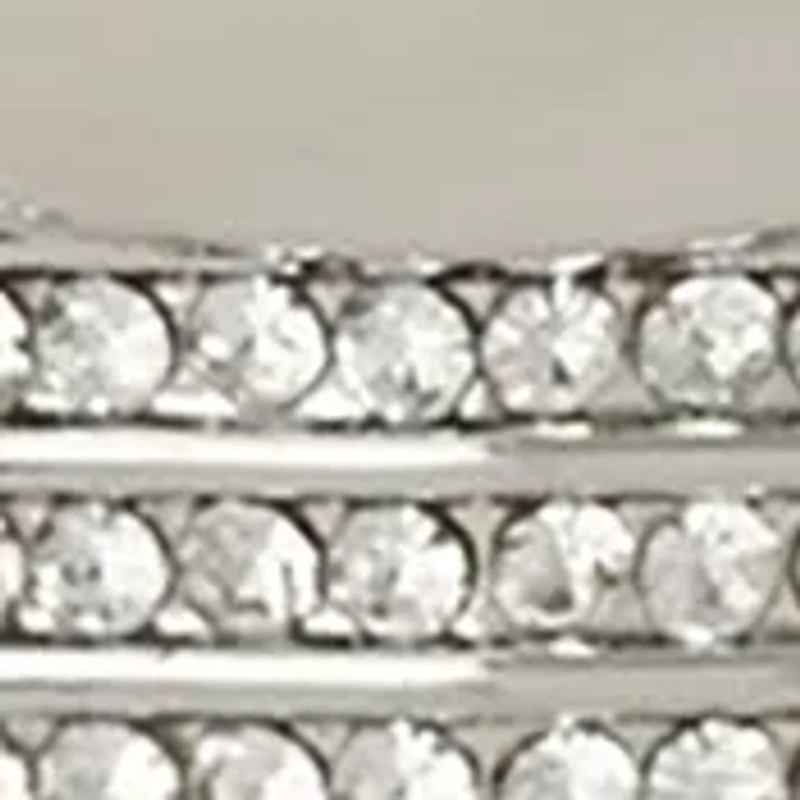Silver Tone Two Piece Watch and Bangle Bracelet Set
