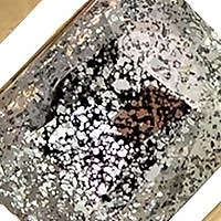 Gold Tone 5 Part Graduated Rectangle Hematite Framed Stone Frontal Necklace