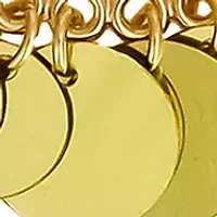 Sequin Fringe Drop Click It Hoop Earrings