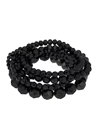 5 Row Beaded Stretch Bracelet