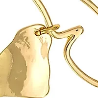 Gold Tone Butterfly Statement Frontal Necklace