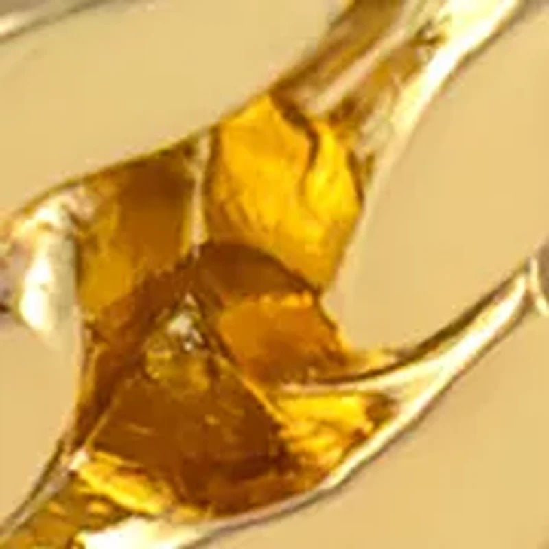 Gold Tone Chain link Bangle Bracelet 