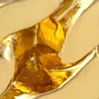 Gold Tone Chain link Bangle Bracelet 