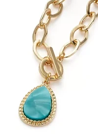 Women's Gold Tone Chain Link Bracelet 
