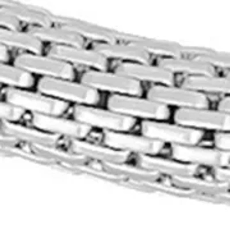 Silver-Tone Mesh Stretch Bracelet Set