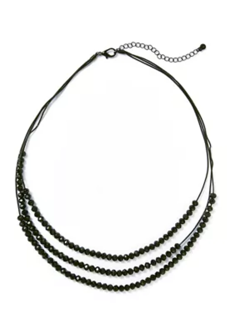 Beaded Multirow Necklace