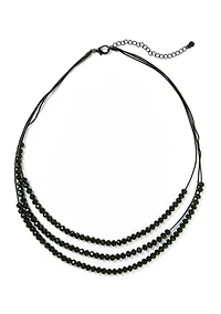 Beaded Multirow Necklace