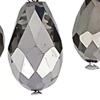 Hematite Beaded Frontal Necklace 