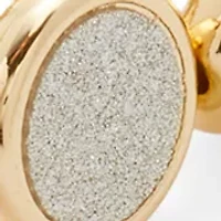 Crystal Beaded Gold Tone Stretch Bracelet Set