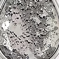 Framed Hematite Stone Teardrop Pendant Necklace