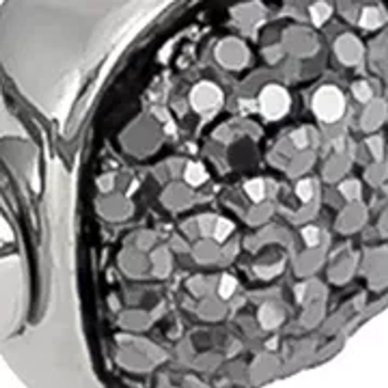 Stretch Bangle with Hematite Stone Accents Bracelet Set