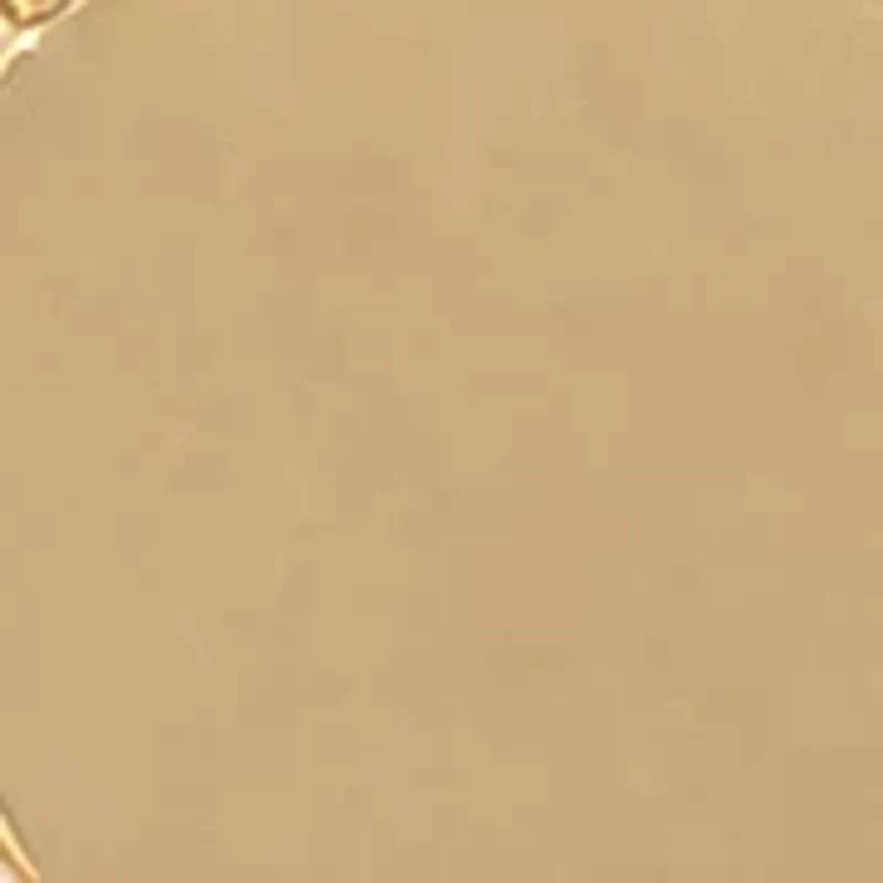 Gold-Tone Mesh Coil Bracelet with Disc End Drops