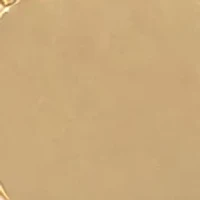 Gold-Tone Mesh Coil Bracelet with Disc End Drops