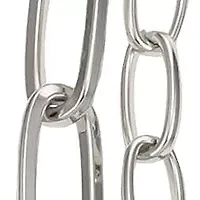 Silver Tone 18'' + 3 '' Extender Double Row Open Link Chain Necklace