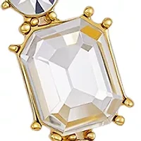 Crystal Cluster Door Knocker Earrings