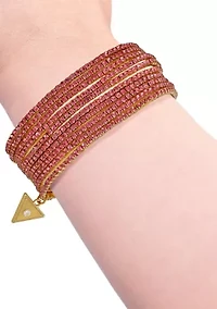 Set of 10 Stone Stretch Bracelets