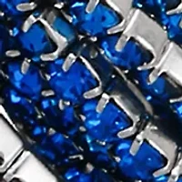 Blue Crystal Stretch Bracelets