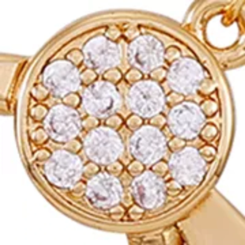 Gold-Tone Necklace with 6 Interchangeable Charms Set