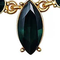  Emerald Crystal Statement Necklace